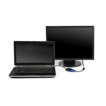 ACT VGA Female Adapterkabel HDMI Male AC7535 Zwart 15 cm (AC7535)