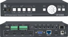 KRAMER VP-440X - 18Gbps 4K Presentation Switcher/Scaler with HDBaseT & HDMI simultaneous outputs