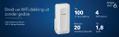 NETGEAR AX1800 WIFI 6 MESH EXTENDER 4-STREAM WALL PLUG               IN WRLS (EAX15-100PES)