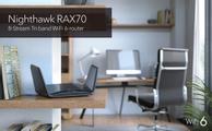 Netgear RAX70 - trådløs ruter - Wi-Fi 6 - stasjonær (RAX70-100EUS)