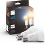 PHILIPS Hue White Ambiance A60 E27 1100 Lumen - 2-pakning