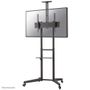 Neomounts by Newstar Mobile Floor Stand incl. AV- and cam shelf height adjustable 128.5-145cm (FL50-550BL1)