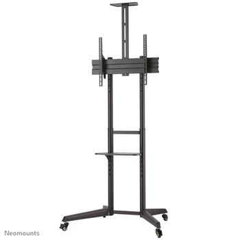 Neomounts by Newstar Mobile Floor Stand incl. AV- and cam shelf height adjustable 128.5-145cm (FL50-550BL1)