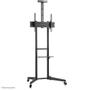 Neomounts by Newstar Mobile Floor Stand incl. AV- and cam shelf height adjustable 128.5-145cm (FL50-550BL1)