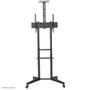 Neomounts by Newstar Mobile Floor Stand incl. AV- and cam shelf height adjustable 128.5-145cm (FL50-550BL1)