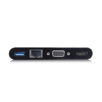 ACT USB-C - HDMI/VGA multiport adapter 4K HDMI VGA USB-A Ethernet (AC7330)