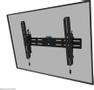 NEOMOUNTS WL35S-850BL16 Select Screen Wall Mount 40-82inch max 70kg tilt VESA 600x400 Black
