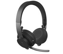 LOGITECH h Zone Wireless - Headset - on-ear - Bluetooth - wireless - active noise cancelling - noise isolating - graphite - Certified for Microsoft Teams