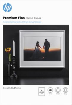 HP PREMIUM PLUS GLOSSY PHOTO PAPER 20 SHEET A3 SUPL (CR675A)