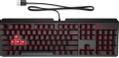 HP OMEN by HP Encoder - Keyboard - backlit - USB - UK - key switch: CHERRY MX Red - for HP 21, 22, 24, 27, Pavilion 24, 27, 32, TP01 (6YW76AA#ABU)