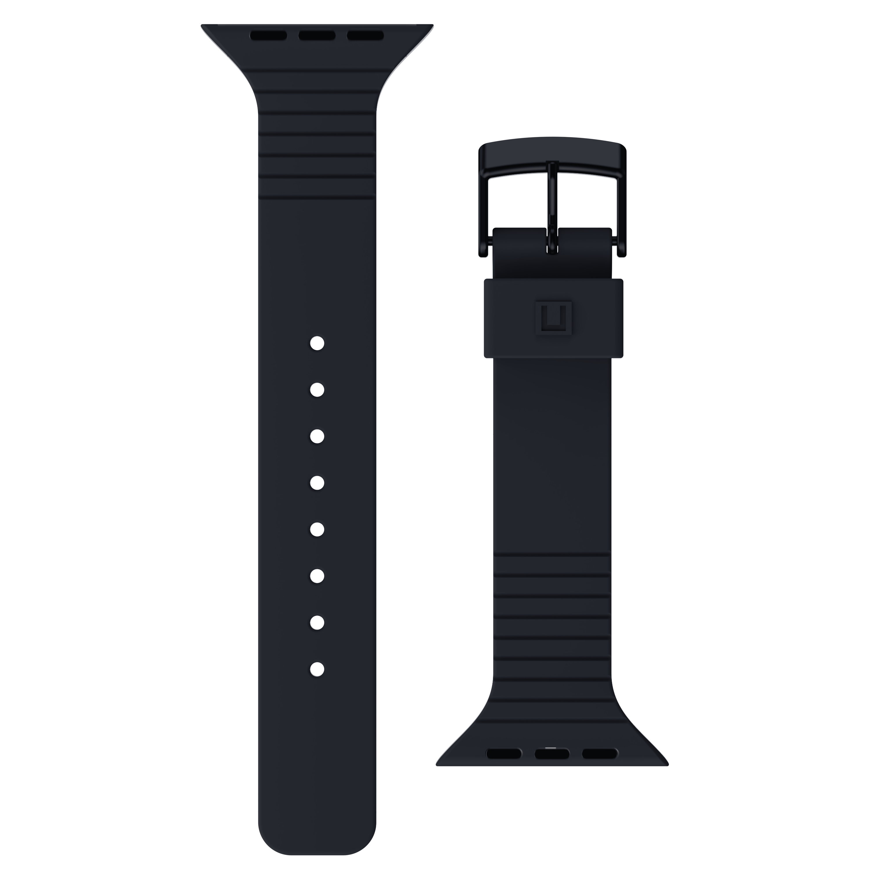 UAG [U] Apple Watch Band 45mm/44mm/42mm  Series 7/6/5/4/3/2/1/SE - Aurora Black - klokkestropp for smart armbåndsur - antimikrobiell