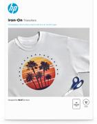 HP Iron-on transfers thermical 170g/m2 A4 12 sheets 1-pack