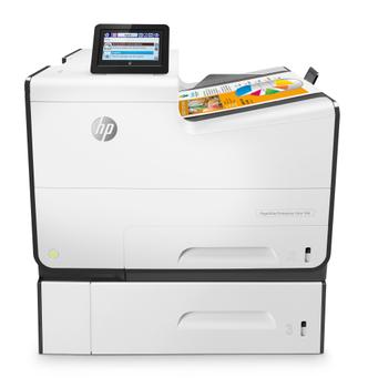 HP P PageWide Enterprise Color 556xh - Printer - colour - Duplex - page wide array - A4/Legal - 1200 x 1200 dpi - up to 75 ppm (mono) / up to 75 ppm (colour) - capacity: 1050 sheets - USB 2.0, Gigabit LA (G1W47A#B19)