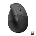 LOGITECH LIFT RIGHT VERTICAL ERGO MOUSE - GRAPHITE / BLACK - EMEA WRLS