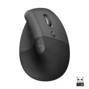 LOGITECH LIFT Right Vertical Ergonomic Mouse - GRAPHITE / BLACK - EMEA