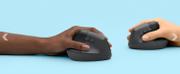 Logitech Lift Vertical Ergonomic Mouse - vertikal mus - Bluetooth,  2.4 GHz - grafitt (910-006473)