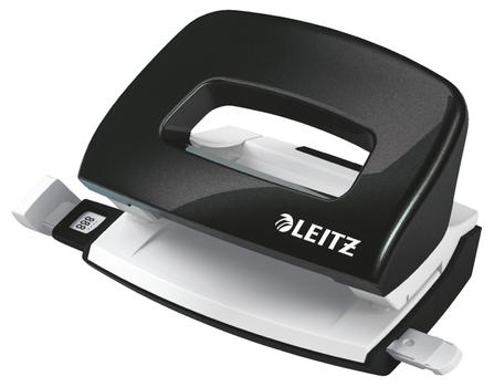 LEITZ Hulapparat Mini WOW 2-hul t/10ark sort (50601095)