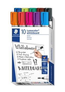 STAEDTLER WB Marker Lumocolor rund 2mm ass (10) (351 B10)