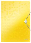 LEITZ 3-Flap Folder WOW A4 PP Yellow