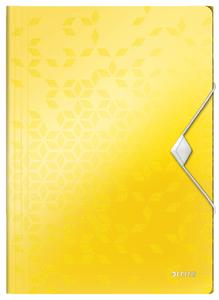 LEITZ 3-Flap Folder WOW A4 PP Yellow (45990016)