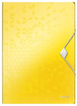 LEITZ 3-Flap Folder WOW A4 PP Yellow (45990016)