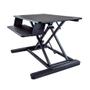 STARTECH SIT STAND DESK CONVERTER - 35IN LARGE WORK SURFACE - ADJUSTABLE SUPL