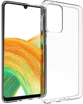 INSMAT Crystal - Baksidesskydd för mobiltelefon - termoplastisk polyuretan (TPU) - klar - för Samsung Galaxy A33 5G (650-1958)