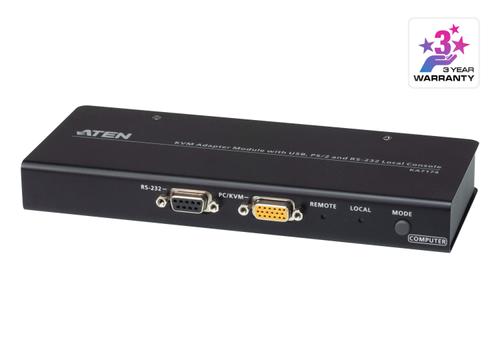 ATEN USB VGA KVM Adapter Module with USB, PS/2 and RS-232 Local Cons. (KA7174-AX-G)