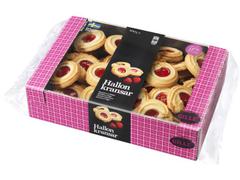 GILLE Kaker GILLE Bringebærkranser 600g