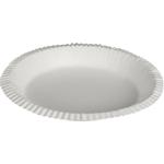 Paptallerken,  2,8cm, Ø19cm, 400 ml, hvid, pap, kaolin coating, dyb