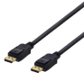 DELTACO DisplayPort kabel, DP 1.2, 2m, svart