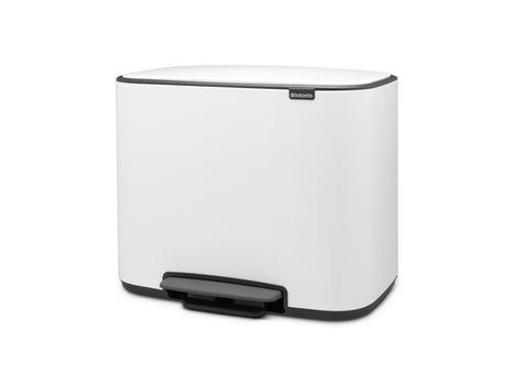BRABANTIA BO pedalspand White 3x11 ltr (121005)