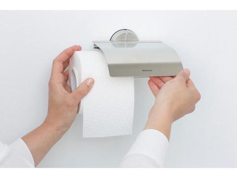 BRABANTIA Toalettrullholder BRABANTIA Børstet Stål (427626)