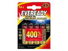 ENERGIZER Batteri EVEREADY GOLD AA/LR6 (4)