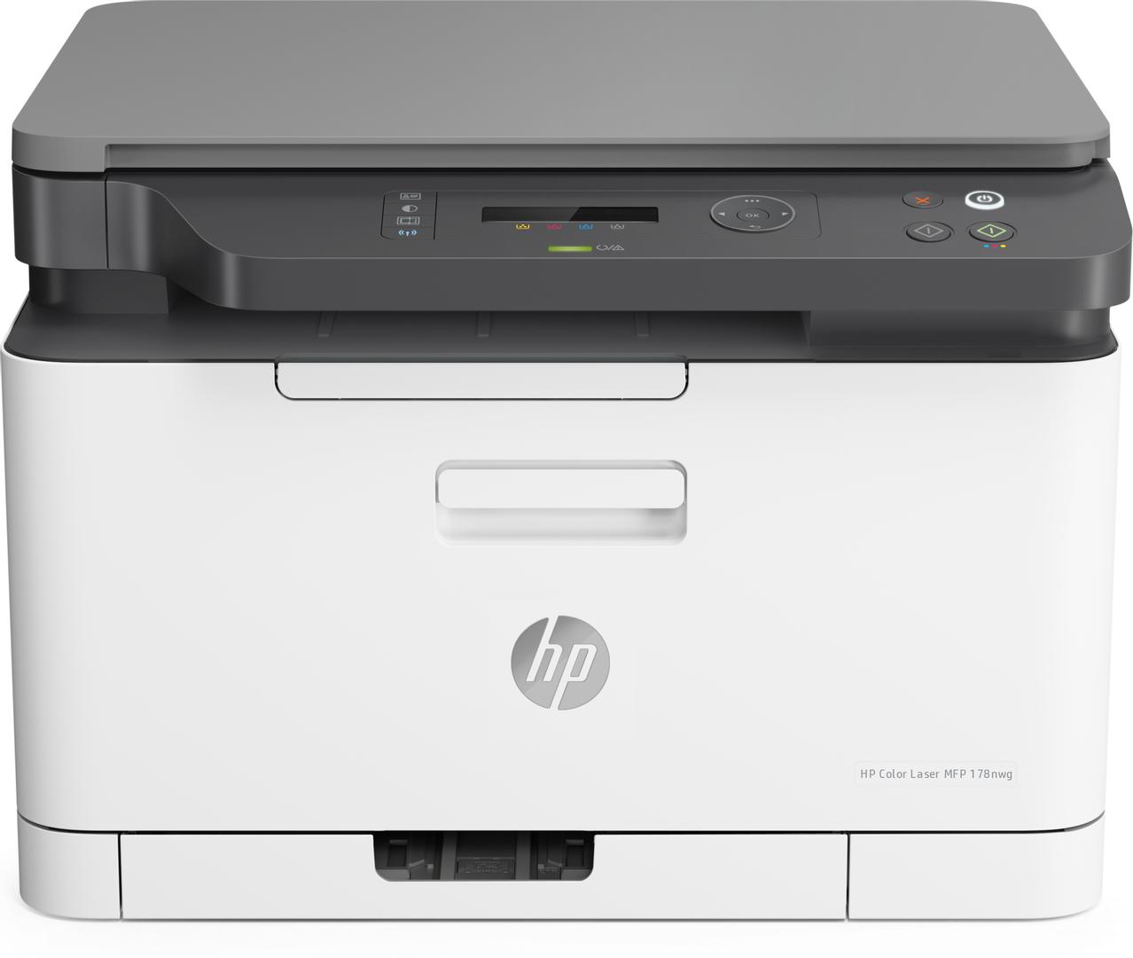 Preventie transactie Reflectie HP P Color Laser MFP 178nw - Multifunction printer - colour - laser - A4  (210 x 297 mm) (original) - A4/Letter (media) - up to 18 ppm (copying) - up  to 18 ppm (printing) - 150 sheets - USB 2.0, LAN, Wi-F | Synigo