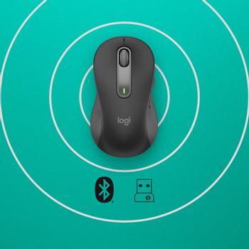 LOGITECH Draadloze muis M650 L Grijs 910-006239 (910-006239)