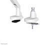 Neomounts by Newstar s FPMA-D750WHITE2 - Mounting kit (desk mount) - full-motion - for LCD display - white - screen size: 10"-32" - clamp mountable,  grommet (FPMA-D750WHITE2)