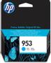 HP 953 - 9 ml - cyan - original - blister - ink cartridge - for Officejet Pro 7740, 8210, 8216, 8218, 8710, 8720, 8730, 8740 (F6U12AE#BGX)