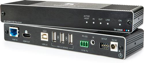 KRAMER TP-590R 4K60 4:2:0 HDMI RECEIVER WITH USB, RS–232, & IR OVER LONG–REACH HDBASET 2.0 (50-80571090)