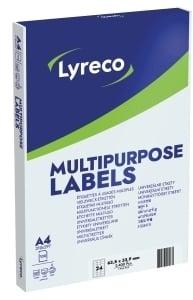 Lyreco Etikett LYRECO 210x148mm (200) (993157)