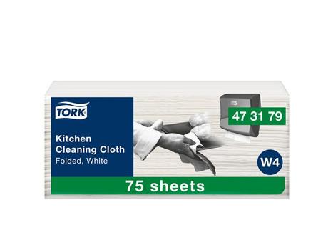 TORK Premium Aftørringsklude W Hvid 41.5x35.5cm (473179)