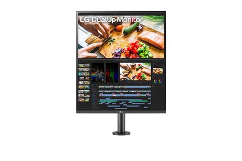 LG 28MQ780B 27.6 Inch 2560 x 2880 Pixels Quad HD Resolution DualUp Ergo HDMI DisplayPort USB LED Monitor (28MQ780-B)