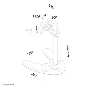 Neomounts by Newstar Flatscreen Desk Mount (FPMA-D700 $DEL)