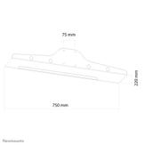 Neomounts by Newstar KEYB-V100 - monteringskomponent - for tastatur / mus - sølv (KEYB-V100)