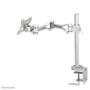 Neomounts by Newstar FPMA-D1030 Desk Mount Clamp Flatscreen 10-30inch 10kg VESA 75x75/ 100x100mm tilt swivel rotatable pivot silver (FPMA-D1030)
