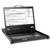 TRIPP LITE 16-Port Rack Console VGA KVM Switch w/ 19" LCD 1U TAA - Omkopplare för tangentbord/video/mus - 16 x KVM port(s) - 1 lokal användare - rackmonterbar