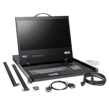 TRIPP LITE 16-Port Rack Console VGA KVM Switch w/ 19" LCD 1U TAA - Omkopplare för tangentbord/ video/ mus - 16 x KVM port(s) - 1 lokal användare - rackmonterbar (B040-016-19)
