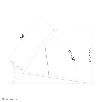 Neomounts by Newstar notebook stand - 10-22" (NS-LS100 $DEL)