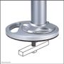 Neomounts by Newstar Desk Grommet Plate 10-24inch Silver (FPMA-D9GROMMET)