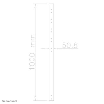 Neomounts by Newstar FPMA-CP100BLACK,  100cm  (FPMA-CP100BLACK)